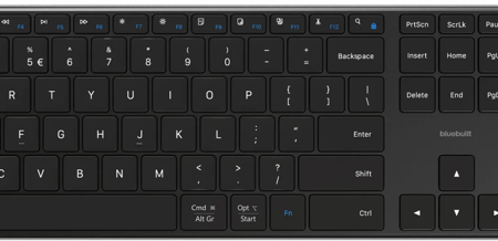 BlueBuilt Draadloos Bluetooth Toetsenbord Pro QWERTY