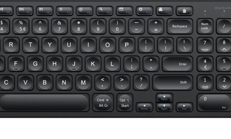 BlueBuilt Draadloos Bluetooth Toetsenbord QWERTY + Tradendum Draadloze Bluetooth Muis