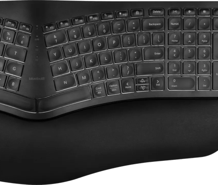 BlueBuilt Draadloos Ergonomisch Bluetooth Toetsenbord Pro QWERTY + Draadloze Muis