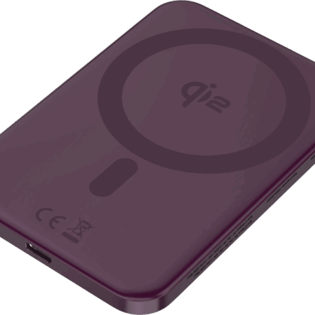 BlueBuilt Draadloze Powerbank met Qi2 en MagSafe 5.000 mAh met Snelladen 20 Watt Rood
