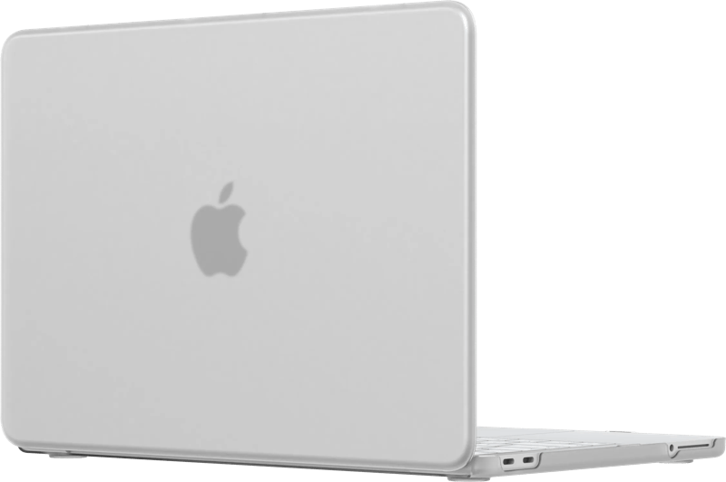 BlueBuilt Hardcase Transparant Mat voor Apple MacBook Neo