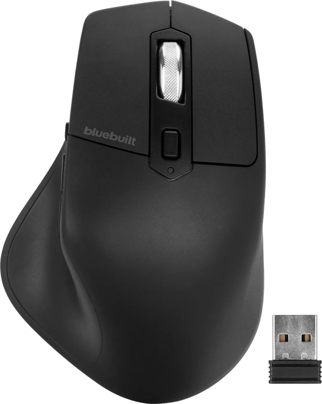 BlueBuilt Imperium Draadloze Ergonomische Bluetooth Muis