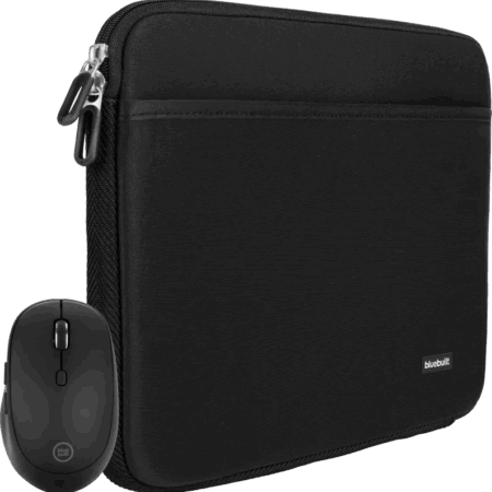 BlueBuilt Laptophoes 37 cm 15-16 inch S Zwart + Tradendum Muis