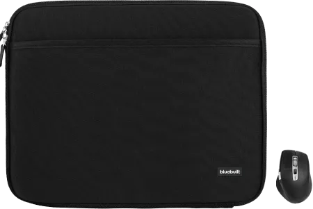 BlueBuilt Laptophoes breedte 40 cm 17 inch Zwart + Maximus Muis