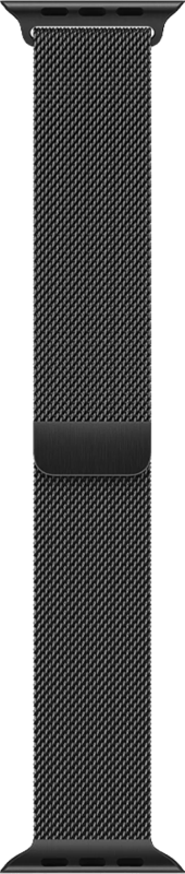 BlueBuilt Milanees Bandje Zwart voor Apple Watch 40/41/42 mm