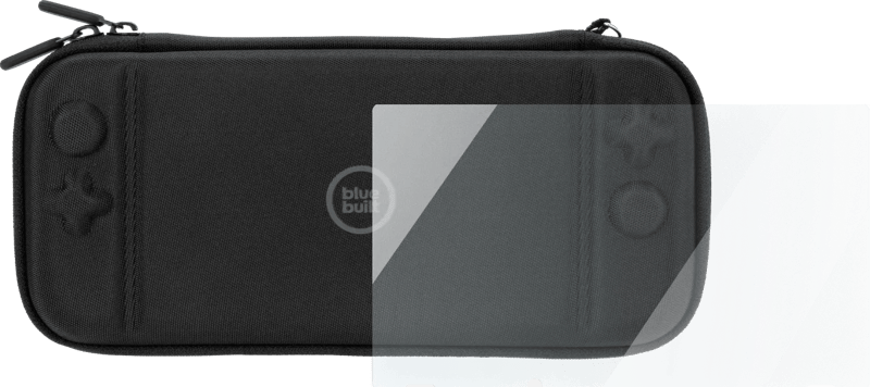 BlueBuilt Nintendo Switch hoesje + Screenprotector Glas