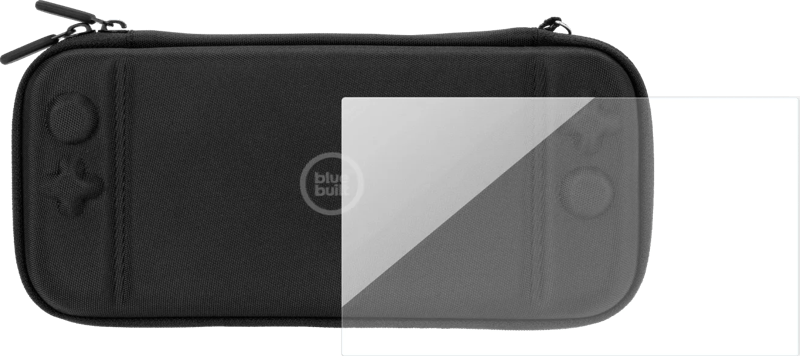 BlueBuilt OLED Screenprotector Glas + Nintendo Switch OLED hoesje
