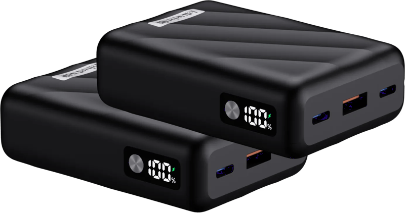BlueBuilt Power Bank 10.000 mAh met Snelladen 30 Watt Duo Pack