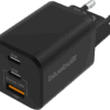 BlueBuilt Power Delivery + Quick Charge Oplader met 3 Usb Poorten 65W Zwart