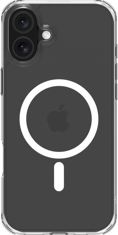 BlueBuilt Protective Back Cover met MagSafe iPhone 16 Plus Transparant