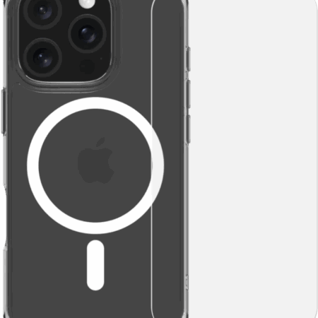 BlueBuilt Protective Back Cover met MagSafe iPhone 16 Pro + Screenprotector Glas