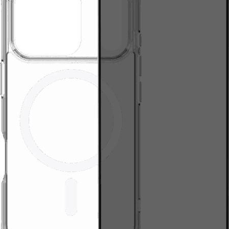 BlueBuilt Protective Back Cover met MagSafe iPhone 17 Pro Transparant + BlueBuilt iPhone 17 Pro Privacy Screenprotector Glas
