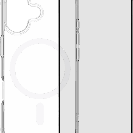BlueBuilt Protective Back Cover met MagSafe iPhone 17 Transparant + BlueBuilt iPhone 17 Screenprotector Glas