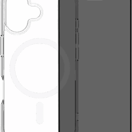 BlueBuilt Protective Back Cover met MagSafe iPhone 17 Transparant + iPhone 17 Privacy Screenprotector Glas
