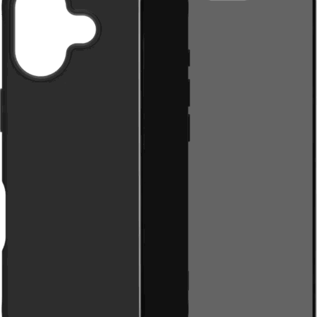 BlueBuilt Protective Back Cover met MagSafe iPhone 17 Zwart + iPhone 17 Privacy Screenprotector Glas