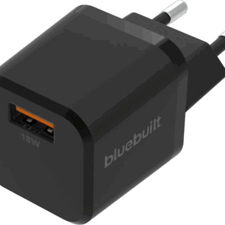 BlueBuilt Quick Charge Oplader met Usb A Poort 18W Zwart