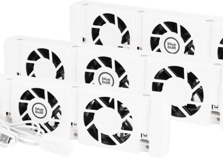 BlueBuilt Radiatorventilator Triple Pack