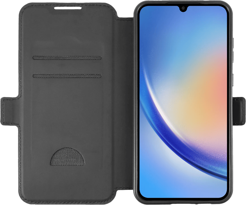 BlueBuilt Samsung Galaxy A35 Book Case Zwart