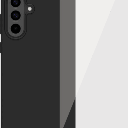 BlueBuilt  Samsung Galaxy A56 Back Cover Zwart + BlueBuilt screenprotector Glas