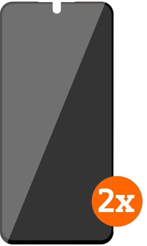 BlueBuilt Samsung Galaxy S25 Privacy Filter Screenprotector Glas Duo Pack
