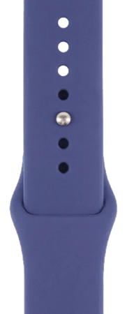 BlueBuilt Siliconen Bandje Blauw voor Apple Watch 44/45/46 mm