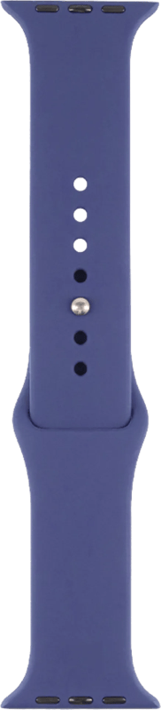 BlueBuilt Siliconen Bandje Blauw voor Apple Watch 44/45/46 mm