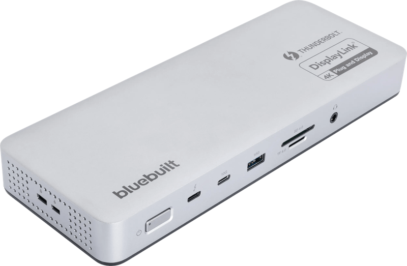 BlueBuilt Thunderbolt 4 Docking Station met DisplayLink