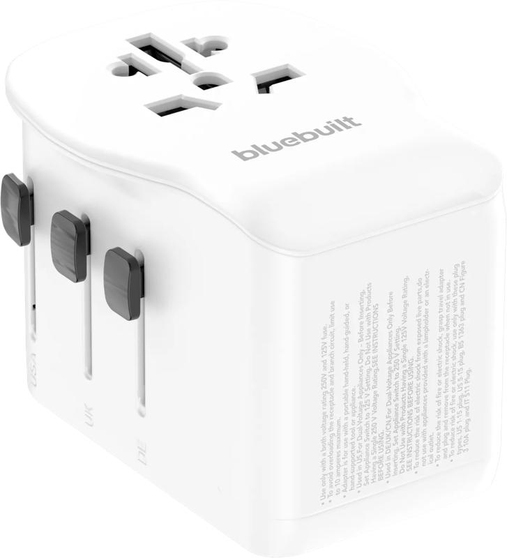 BlueBuilt Universele Wereldstekker 65 Watt