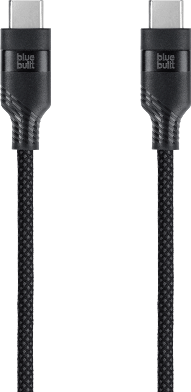 BlueBuilt Usb C naar Usb C Kabel 3m Nylon Zwart