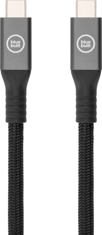 BlueBuilt Usb C naar usb C kabel 240W 2m Nylon Zwart