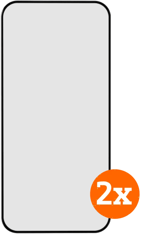 BlueBuilt iPhone 17 Pro Screenprotector Glas Duo Pack