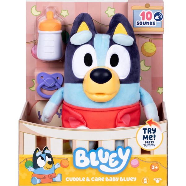 Bluey Pluche Interactieve Knuffel En Verzorg Baby | Bluey