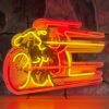 Board Tracker Motorcycle Neon Verlichting 80 x 60 cm | 12% korting | Real Neon Art
