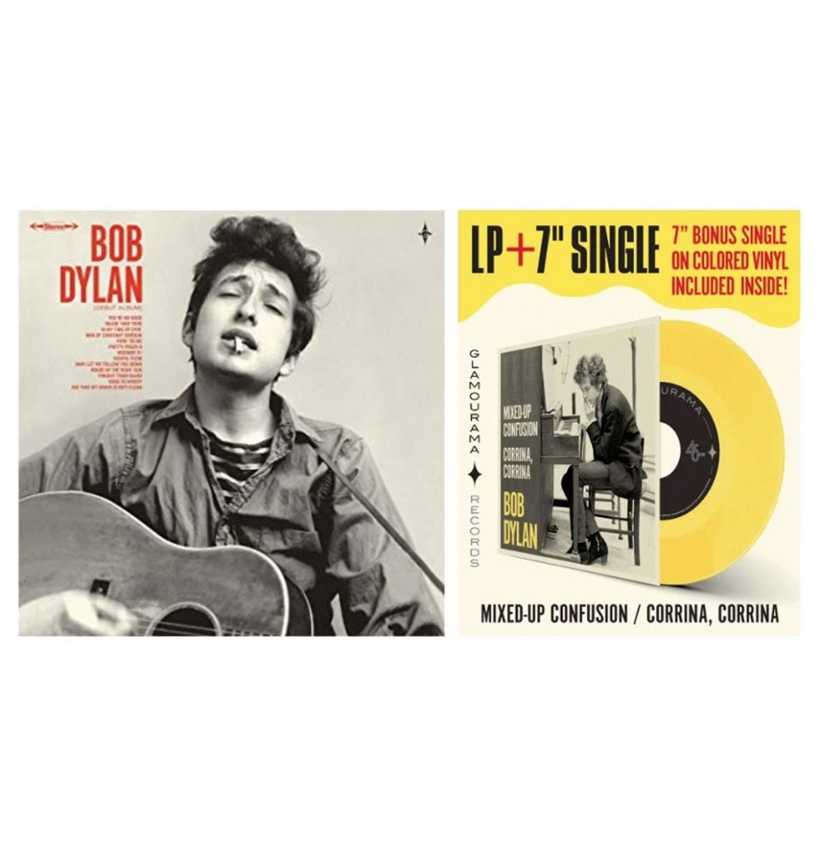 Bob Dylan - Debut Album Plus 7" Bonus Single (LP) | Fiftiesstore