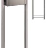Bobi Classic S (slim) brievenbus en Round statief - RVS | Bobi
