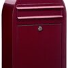 Bobi Classic S (slim) wandbrievenbus staal - bordeauxrood | Bobi