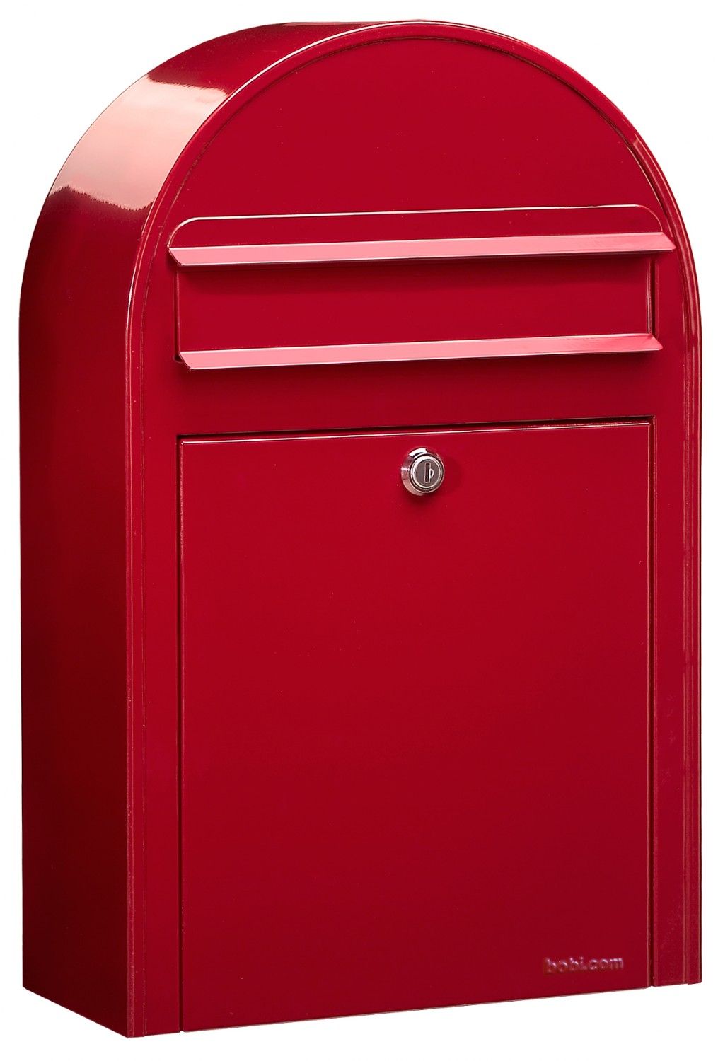 Bobi Classic S (slim) wandbrievenbus staal - helderrood | Bobi