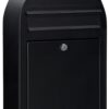 Bobi Classic S (slim) wandbrievenbus staal- zwart | Bobi