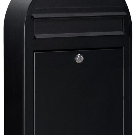 Bobi Classic S (slim) wandbrievenbus staal- zwart | Bobi