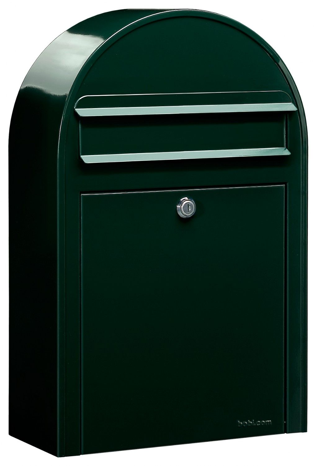 Bobi Classic S (slim) wandbrievenbus staal - zwartgroen | Bobi