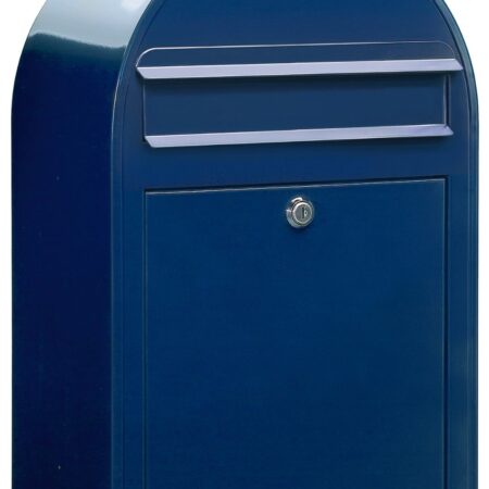 Bobi Classic wandbrievenbus staal - donkerblauw | Bobi