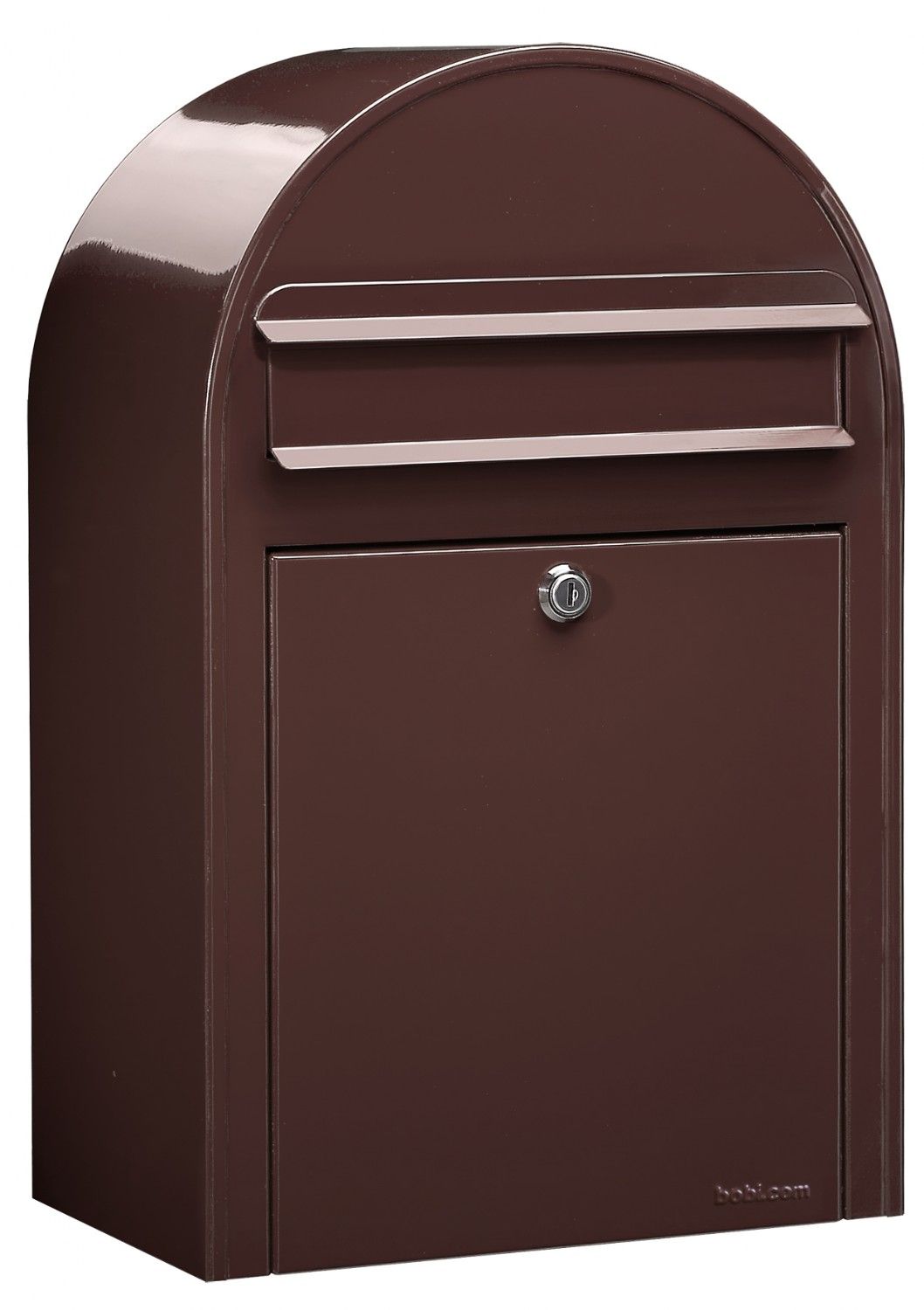 Bobi Classic wandbrievenbus staal - donkerbruin | Bobi