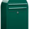 Bobi Classic wandbrievenbus staal - donkergroen | Bobi