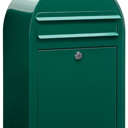 Bobi Classic wandbrievenbus staal - donkergroen | Bobi