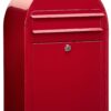 Bobi Classic wandbrievenbus staal - helderrood | Bobi