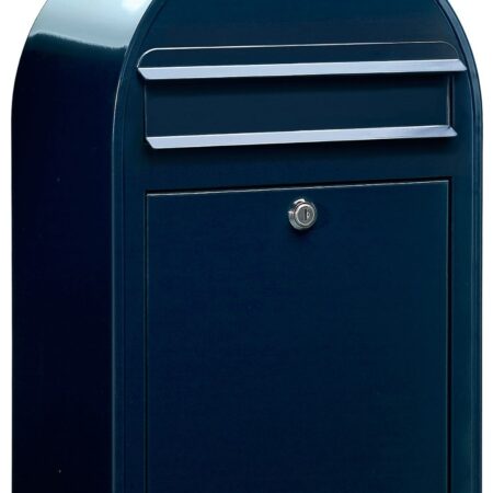 Bobi Classic wandbrievenbus staal - zwartblauw | Bobi