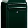 Bobi Classic wandbrievenbus staal - zwartgroen | Bobi