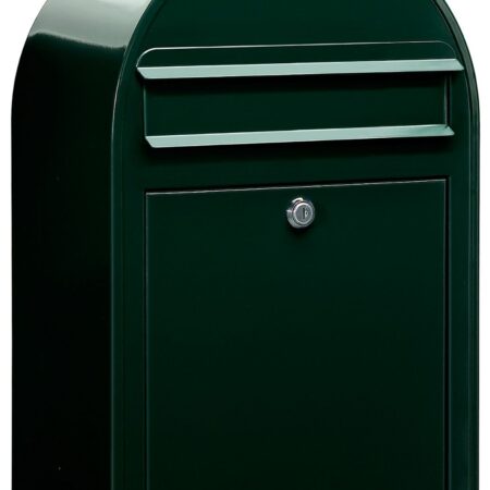 Bobi Classic wandbrievenbus staal - zwartgroen | Bobi