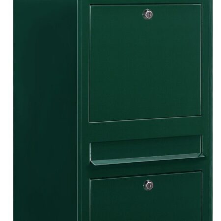 Bobi Duo wandbrievenbus staal - donkergroen | Bobi