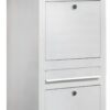 Bobi Duo wandbrievenbus staal - wit | Bobi